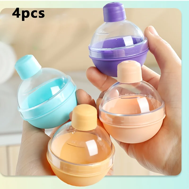4-piece summer essential ice hockey mold set, light bulb-shaped, food-grade silicone ice maker for home use.