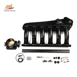 Upgrade M54 high performance air intake manifold with 90mm throttle body fuel rail kit for bmw M54B30 E46 330i 330xi 330Ci