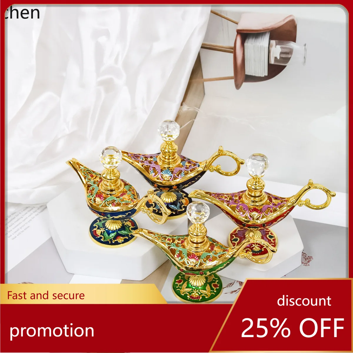 

YFY magic lamp design empty perfume essential oil bottle with glass rod