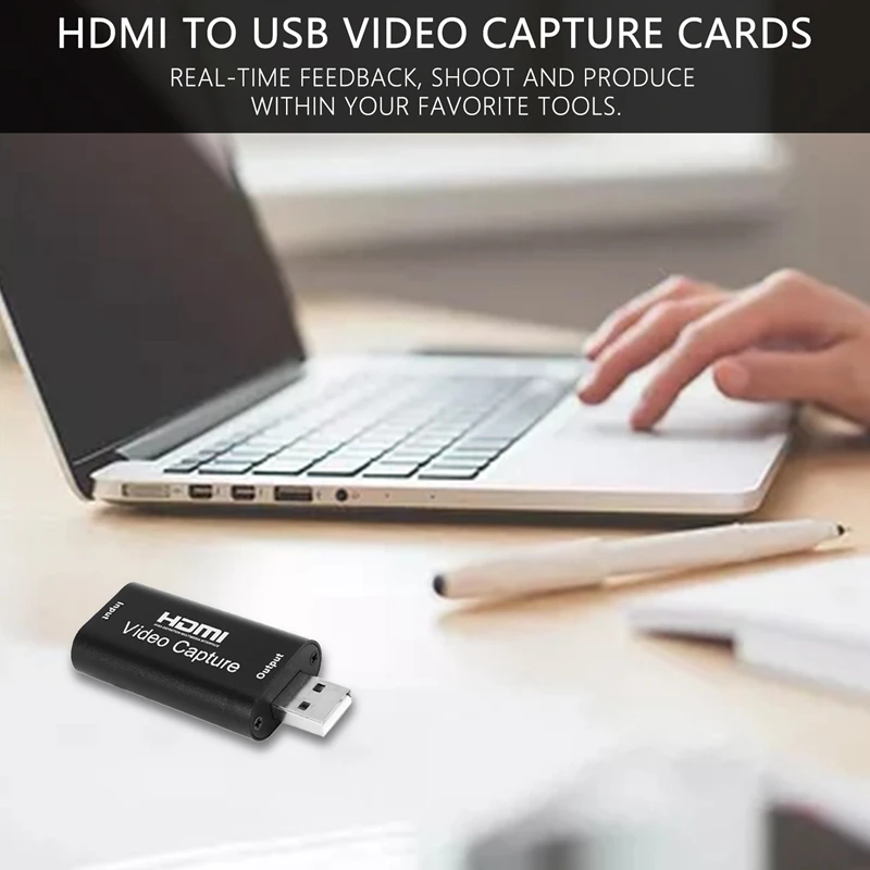 Audio Video Capture Cards  To USB 2.0 1080P 4K Record Via DSLR Camcorder Action Cam For High Definition Acquisition