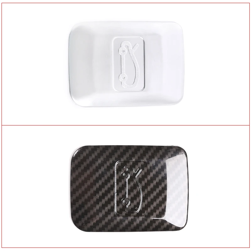 Car Interior ABS Carbon fiber/chrome Hood Switch Panel Cover Trim For Land Rover Range Rover Evoque L551 2020 Car Accessories