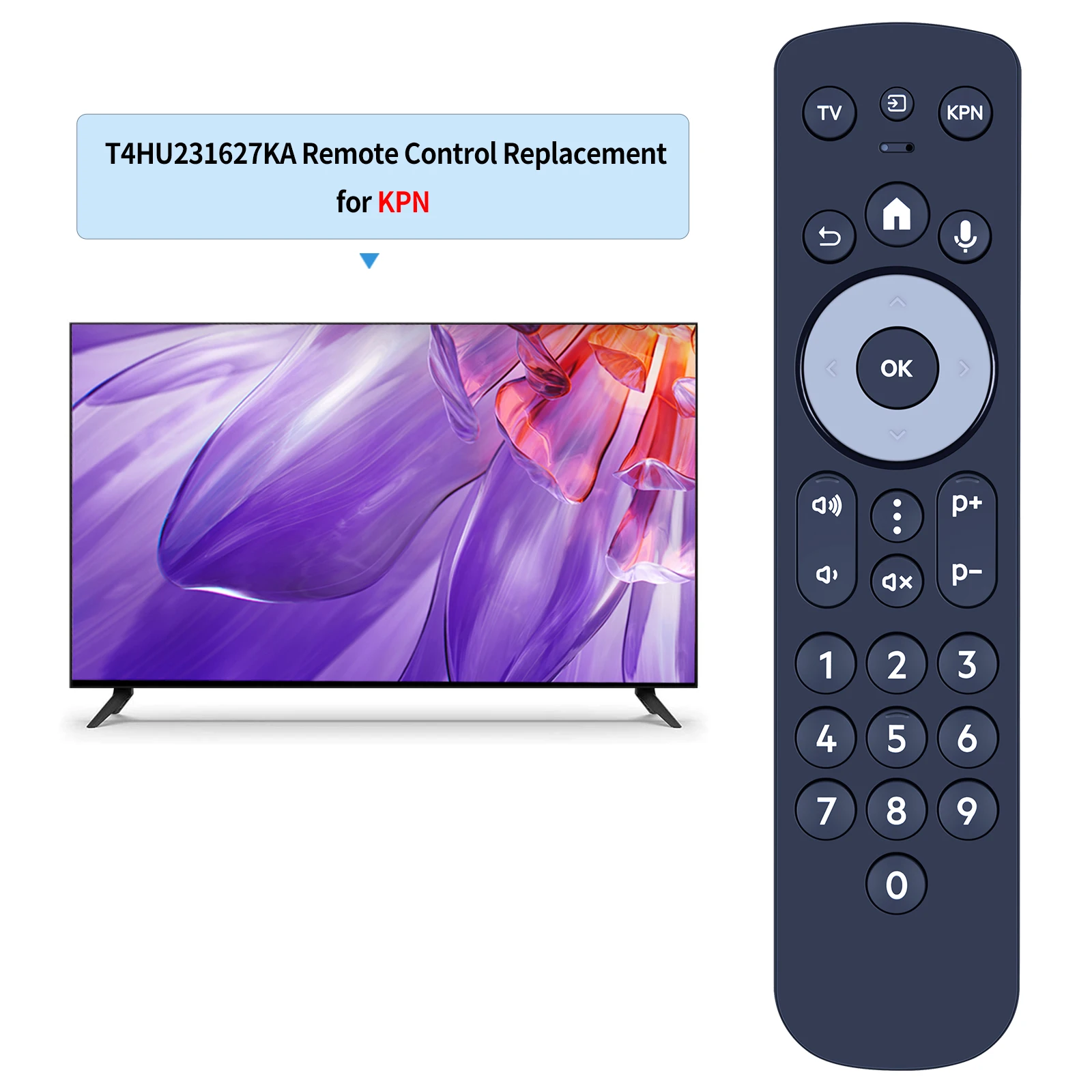 New T4HU2316/27KA Remote Control For KPN TV with Voice