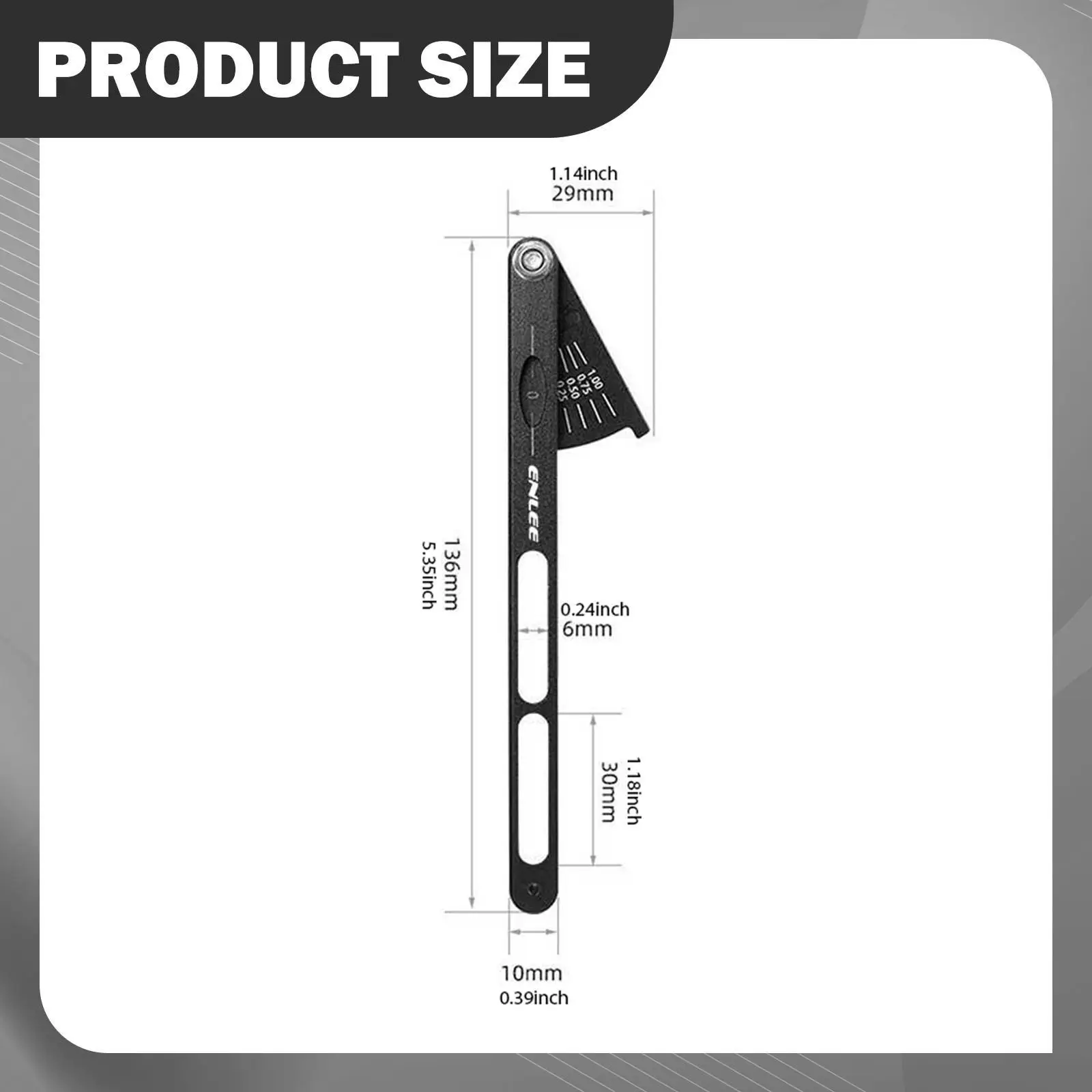 معدات مدقق سلسلة الدراجة جميع سلاسل السرعة مقياس الدراجات العملي #6