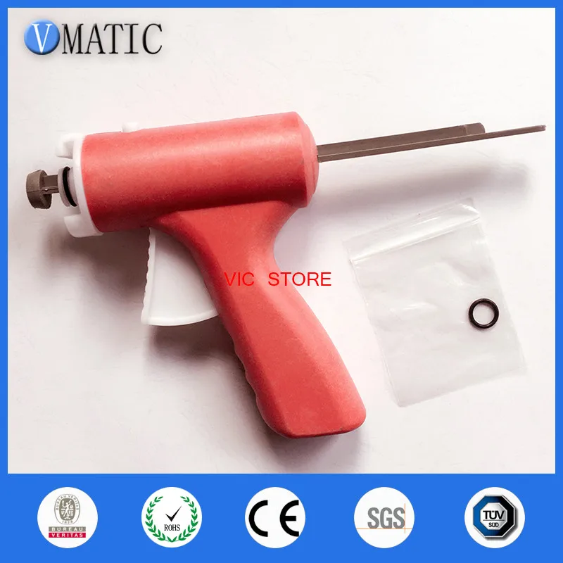 Free Shipping New Arrival Manual Dispenser Dispensing 10Cc/Ml Caulking Glue Gun With Syringe & Needles