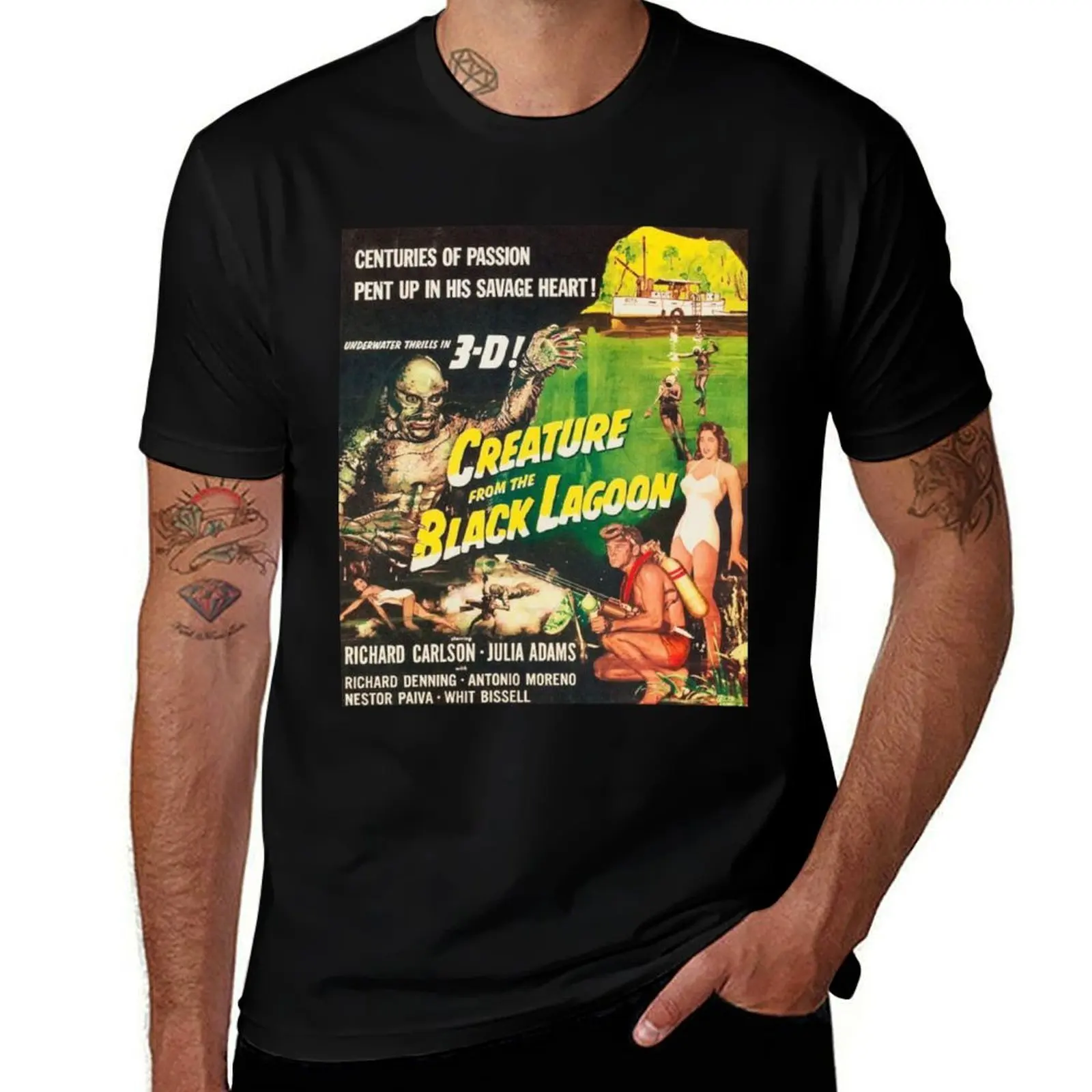 

Creature From The Black Lagoon T-Shirt graphics sports fans affliction shirts shirts men graphic