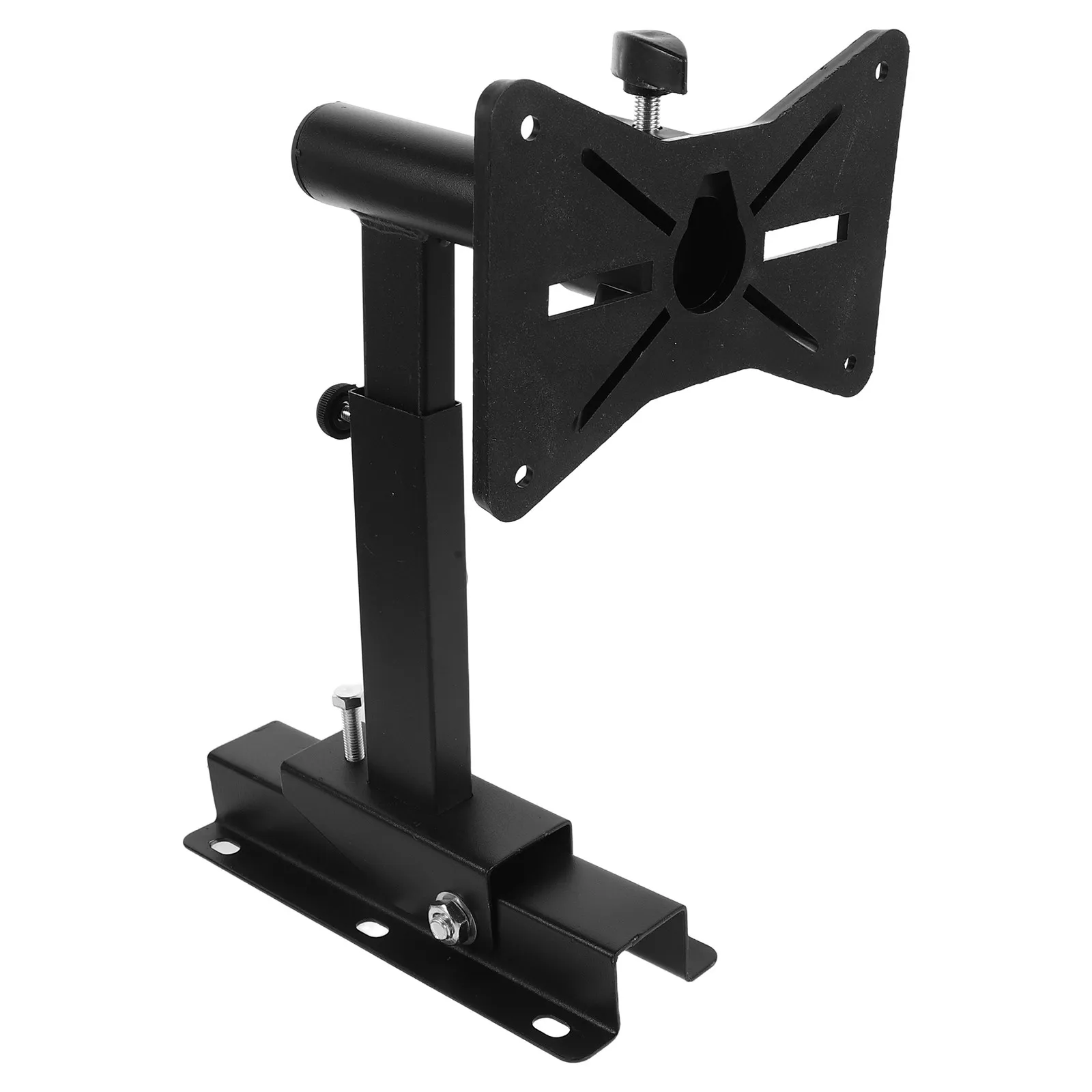 Heavy Duty Adjustable Speaker Wall Mount Metal Brackets for Bookshelf Surround Sound Audio Wall Holder Stand for Home Studio