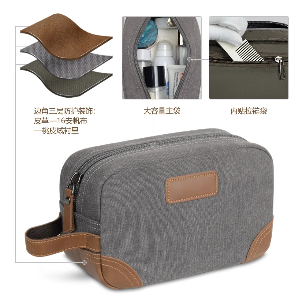 حقيبة أدوات الزينة للسفر المحمولة والعملية المقاومة للاهتراء، حقيبة مستحضرات التجميل المحمولة باليد المقاومة للماء #2