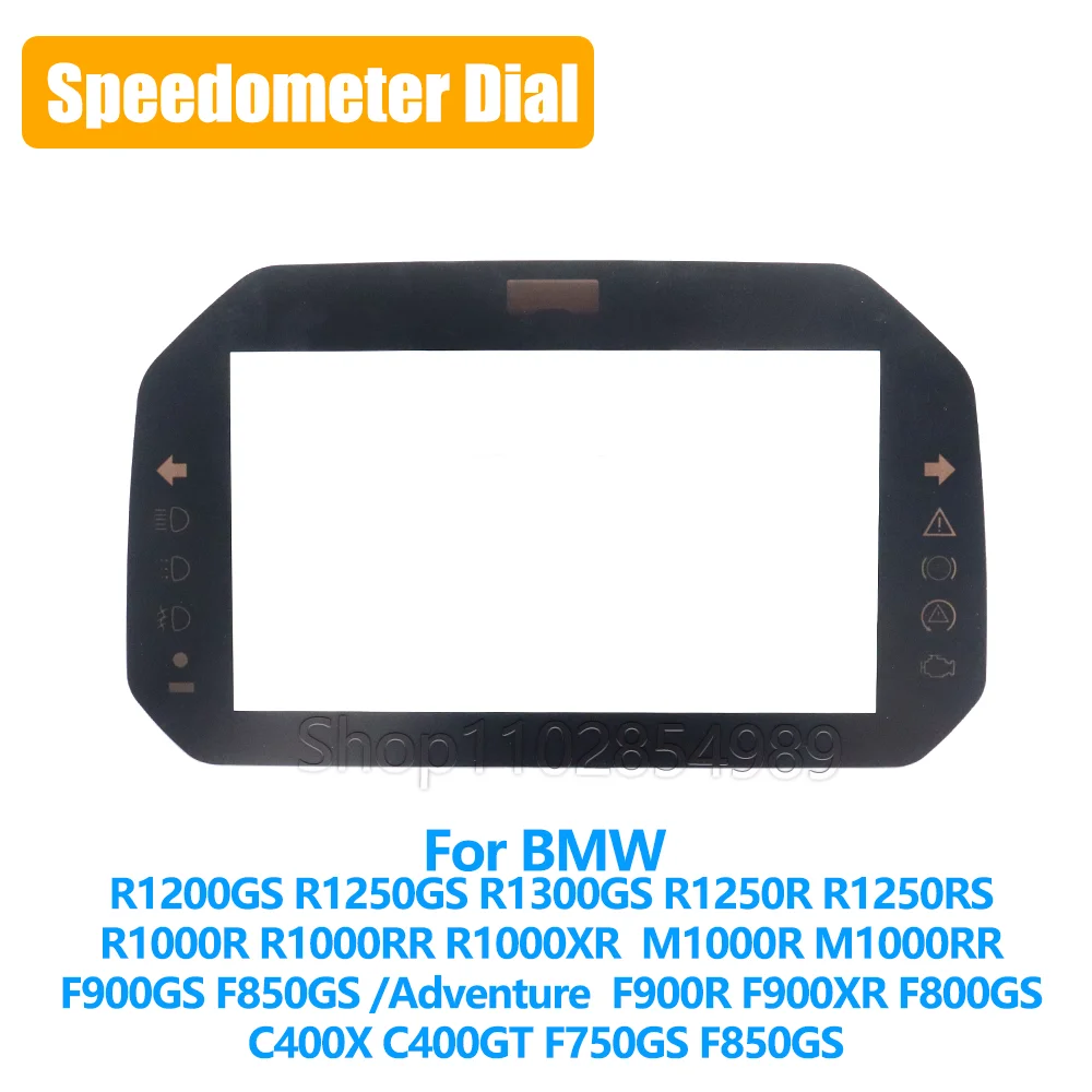 For BMW R1250GS R1200GS S1000RR R1300GS F900GS R1250R TFT Display LCD Front Glass Screen Outer Panel Motorcycle Accessories
