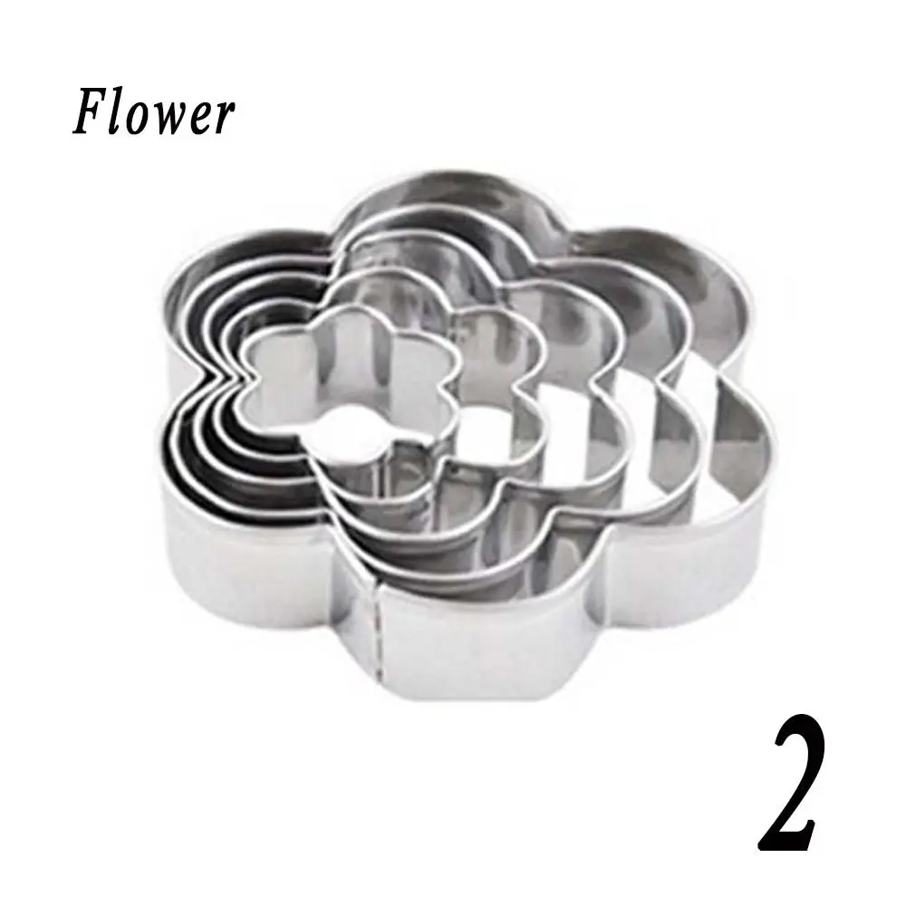 

Cookies Decorating Cake Cutter Heart&Star Shape Pastry Cookie Cutter Cooking Tools Baking Mold Biscuit Moulds