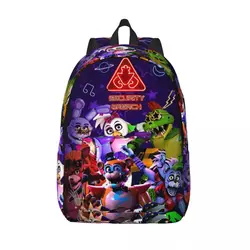 FNAFS Horror Reasoning Video Game Backpack for Kindergarten Primary School Student Bookbag Boy Girl Kids Daypack Outdoor