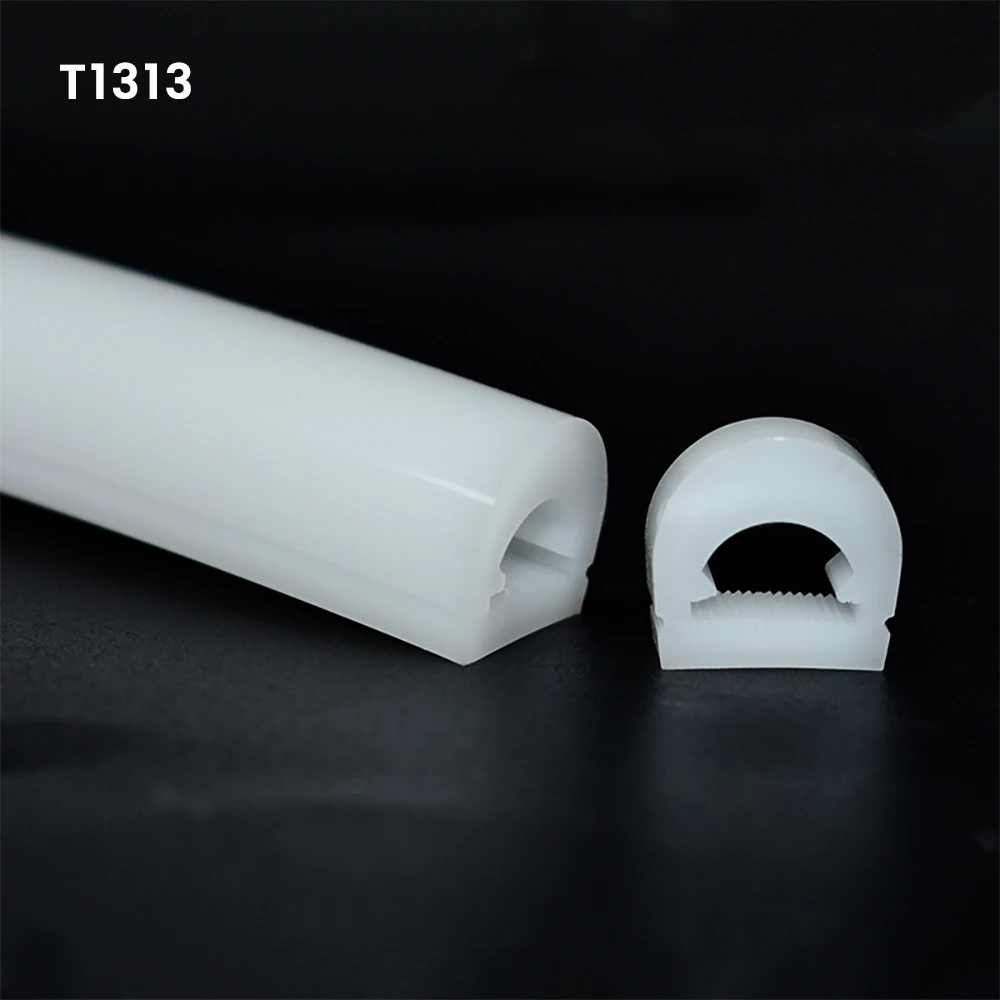 Silica Gel Covering Tube LED Diffuser Channel V-Shaped Semicircle Flexible Waterproof for 5-10mm COB SMD WS2811 WS2812 LED Strip