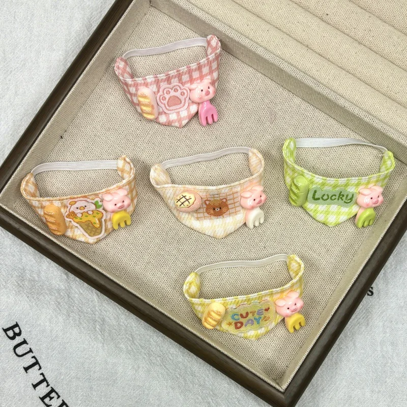 

Cute Labubu Doll Clothes Triangle Scarf 10 17cm Super Kawaii Doll Hat Clothes Labubu Outfit Accessories