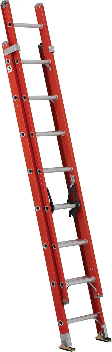 Ladder FE3216 Foot Extension Ladder, 16 ft, Orange