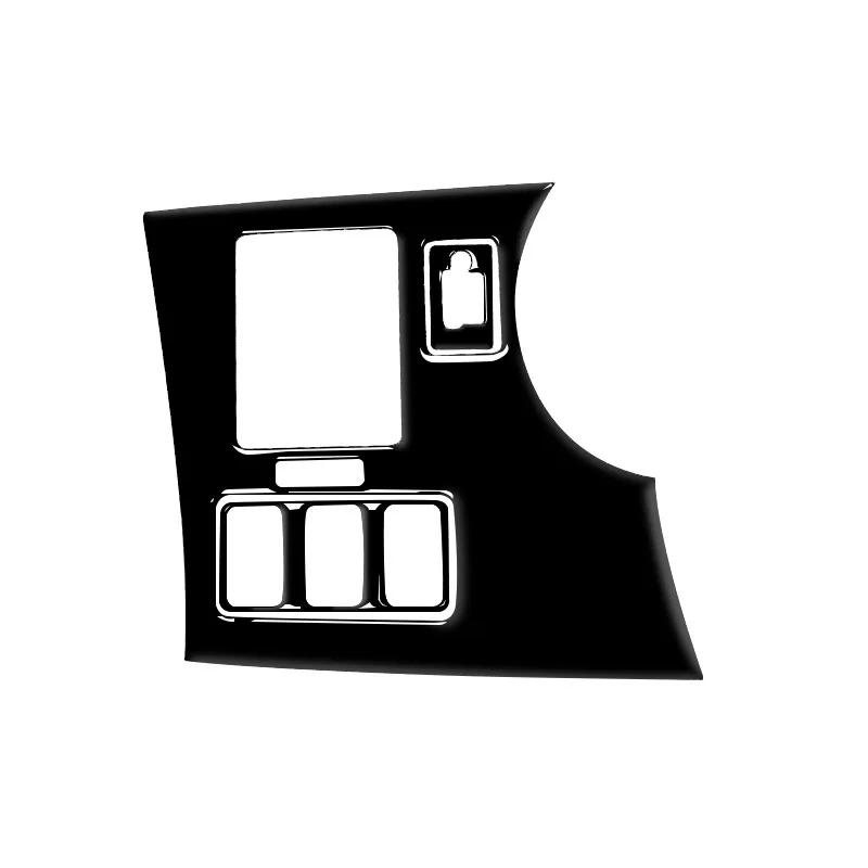 For 12-15 Toyota Tacoma Car Interior Modification Piano Black Driver's Side Exhaust Outlet Decoration
