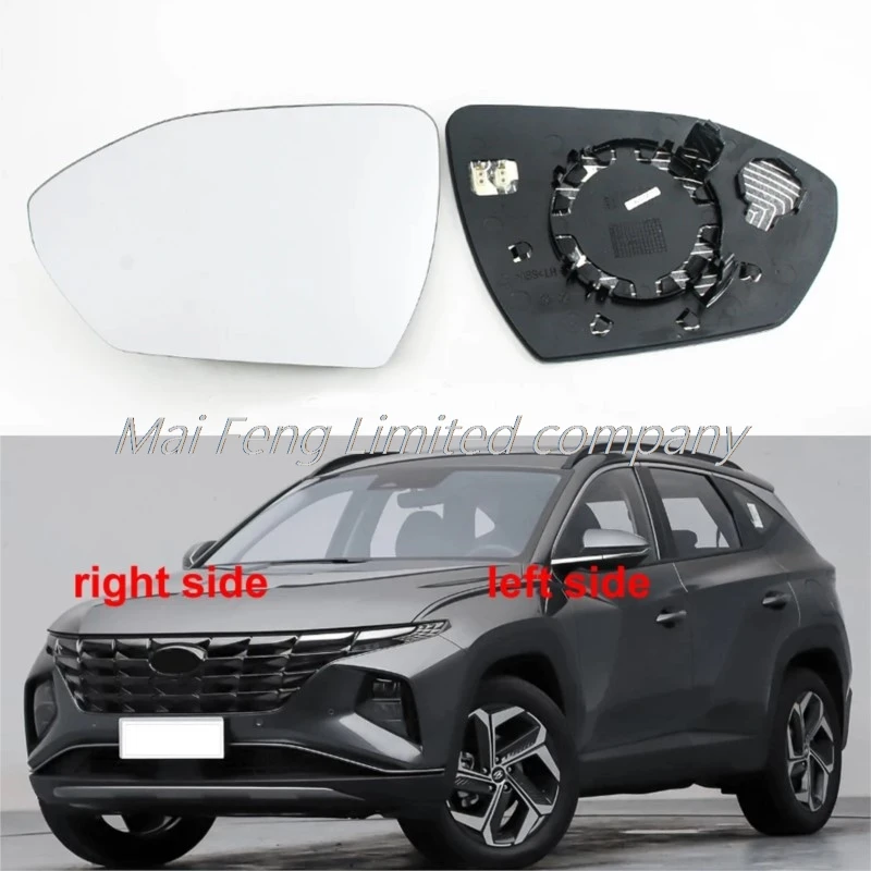 

For Hyundai Tucson L 2021 2022 2023 2024 Car Accessories Rearview Mirrors Glass Outside Door Side Mirror Lens with Heating