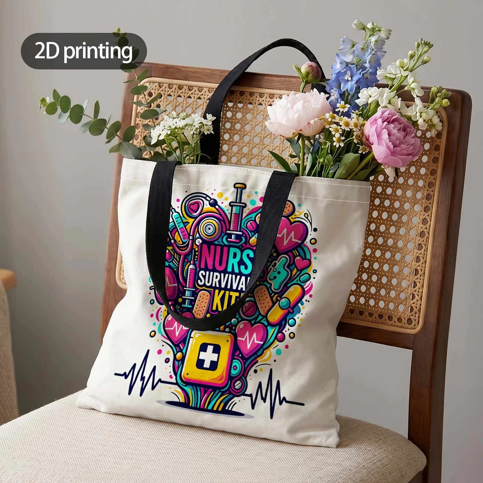 Borsa a mano stampata in 2D co - Survival Kit recensione e prezzo