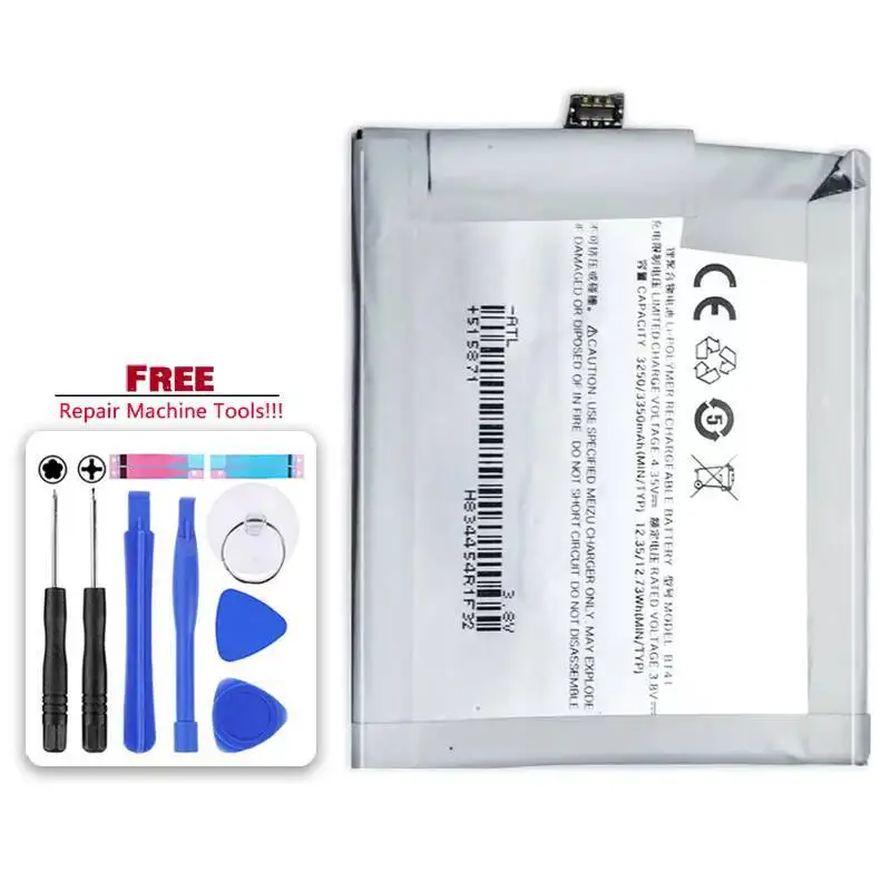 

BT41 Mobile Phone Battery High Capacity For Meizu Meizy MX4 Pro 3350Mah