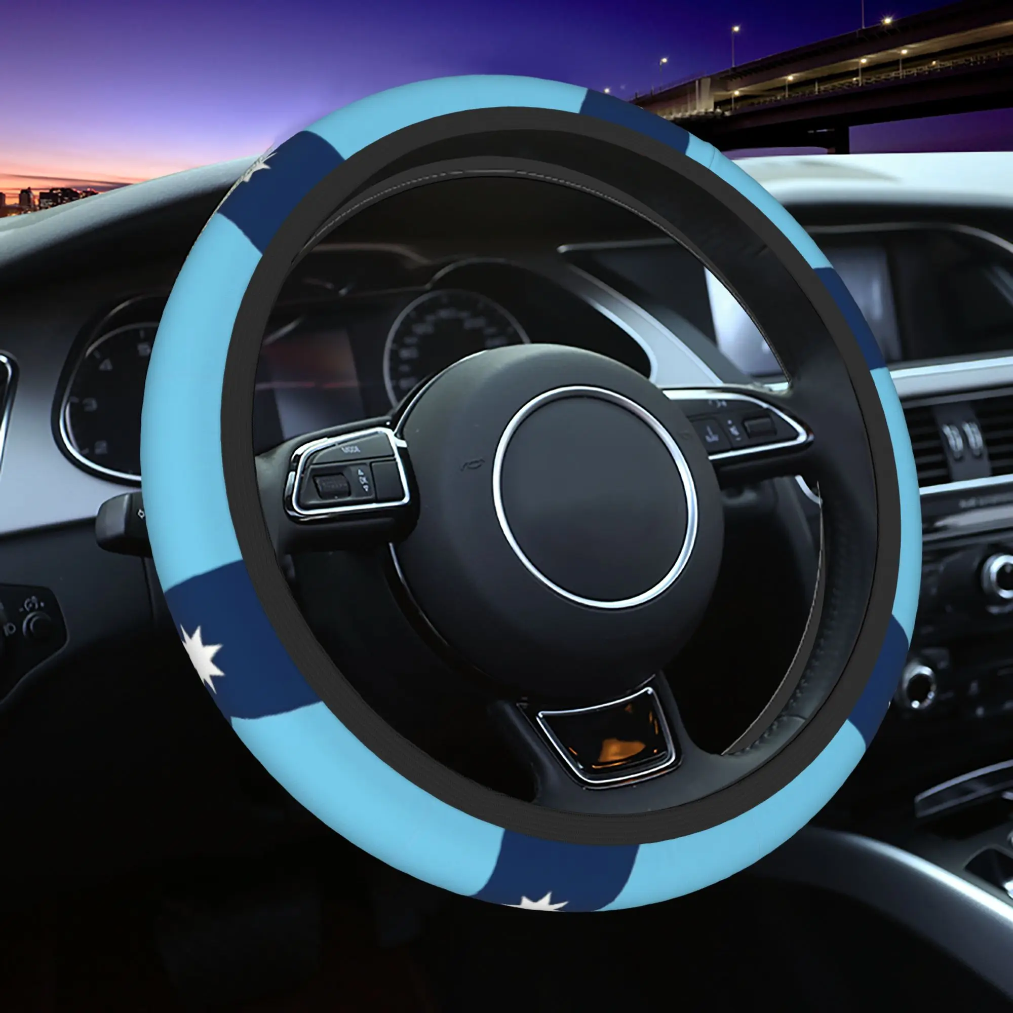 

Steering Wheel Covers New Minnesota State Emblems Braid On The Steering Wheel Cover Auto Decoration Fashion Car Accessories