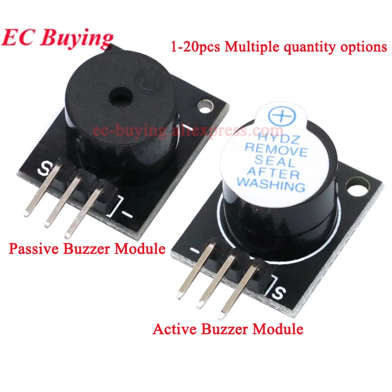 1-20Pcs Active/Passive Buzzer Module Speaker Sensor Electronic Beeper Alarm KY-006 KY-012 For Arduino LH Accessories Starter Kit