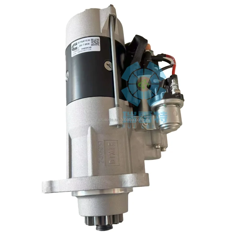 Hyundai excavator HX500L Cummins X12 engine starter YUBP-12642 3698436