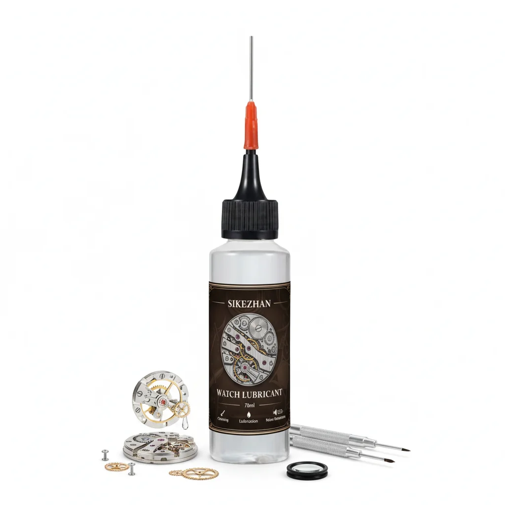 Watch Movement Lubricant，Needle‑Tip Oil for Mechanical/Automatic/Quartz，Gears & Pivots，Reduce Friction，Anti‑Rust，Quiet Operation