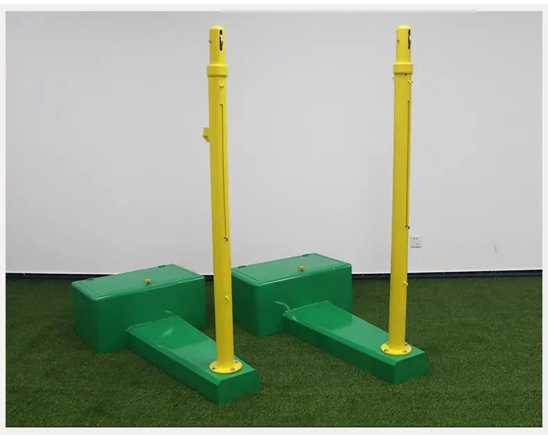 Factory Direct Adjustable Height 1.8m-2.43m Volleyball Net Stand High Grade Circular Box Volleyball Pole