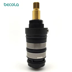 Becola-隠し取り付け用のサーモットシャワーミキサーバルブ,取り付けが簡単,真ちゅう製隠しバルブ用のスペアパーツ