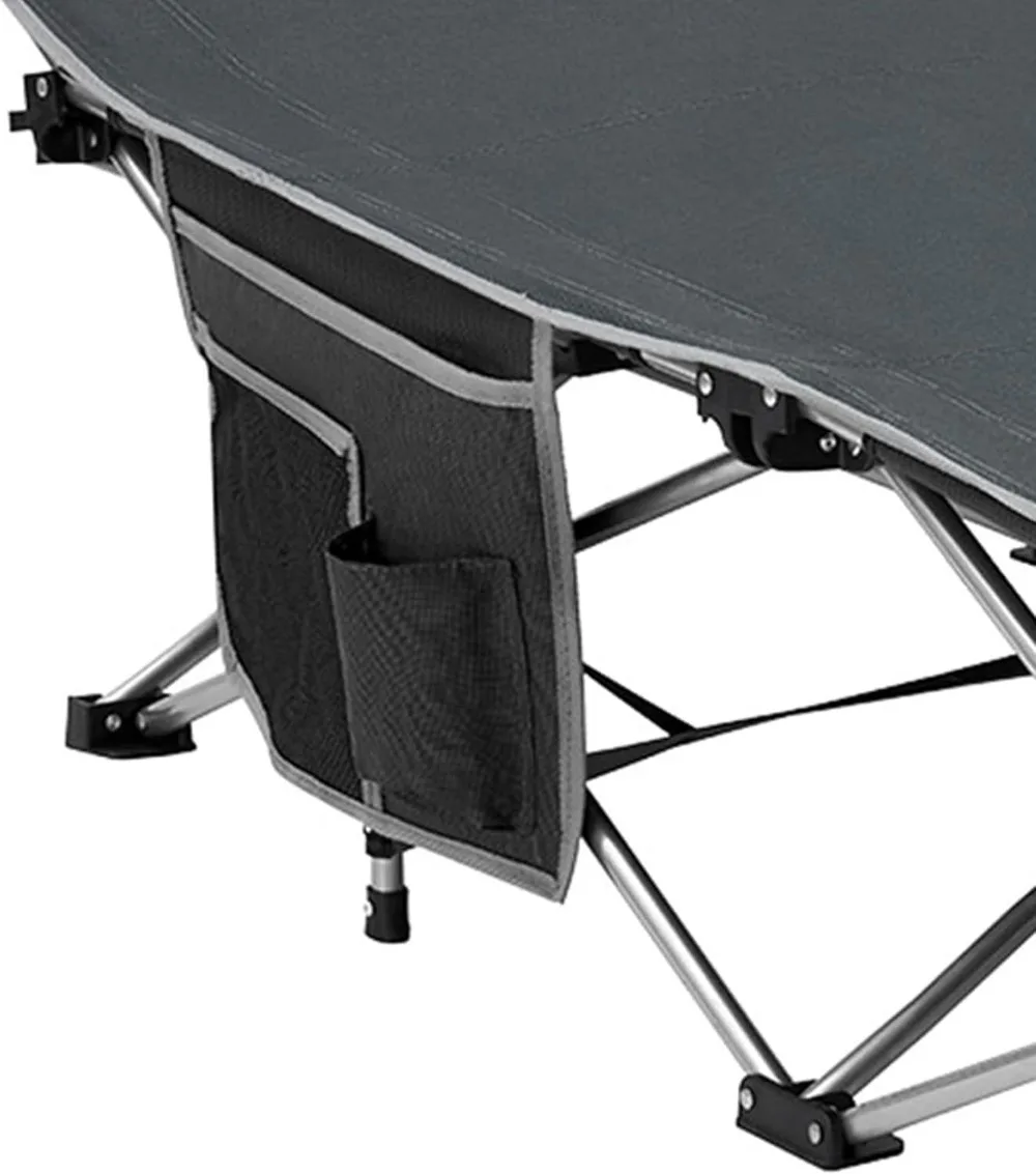 

Folding Camping Cot for Adults,Portable Sturdy Sleeping Cot with Carry Bag Outdoor Lightweight Camping Bed Support 264 lbs,