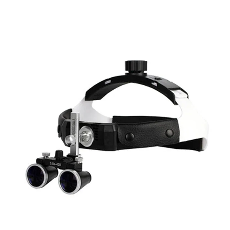 Helmet  Loupes 2.5X / 3.5X Binocular Magnifier Headband Professional Operation Enlarger Clinical Magnifying Glass Lupas