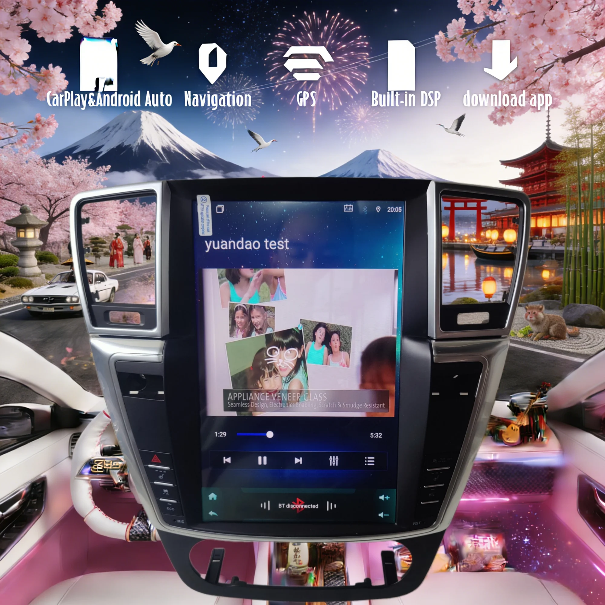Carplay Auto Android 14 Car Radio For Mercedes Benz ML W166 GL X166 ML300 ML350 ML400 ML550 GL350 GL400 Screen Multimedia Player