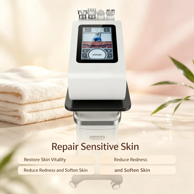 Electroporation RF Facial Machine EMS Cooling Infusion Skin Rejuvenation Beauty Equipment ABS Material Spa Salon Use Professiona