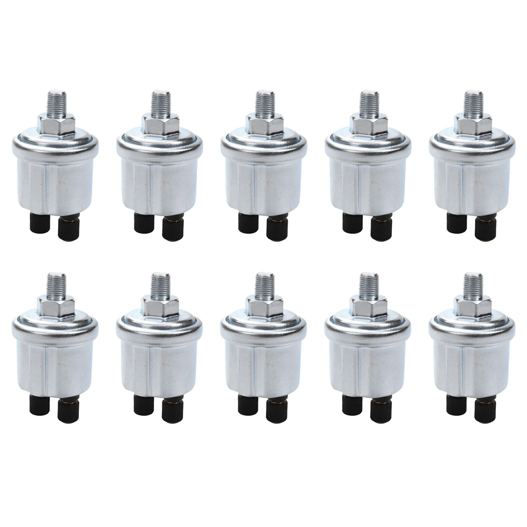 10X Universal Vdo Oil Pressure Sensor 0 to 10 Bars 1/8 Npt Generator Part 10mm Crew Plug Pressure Sensor Sensing Plug