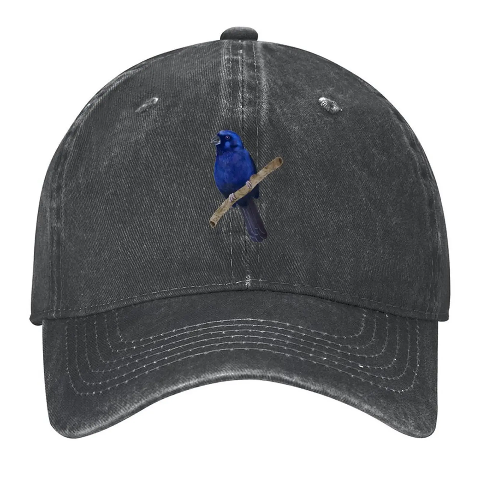 

Ultramarine Grosbeak bird Baseball Cap Golf Hat Man Gentleman Hat black Hat Luxury Brand Men's Baseball Women's