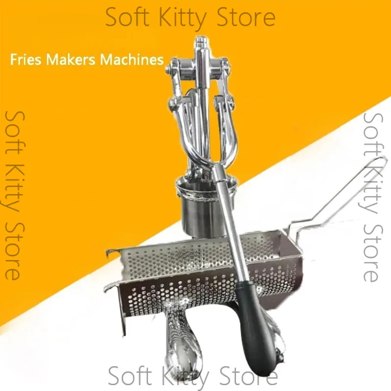 Super Long French Fries Makers Machines Stainless Steel Longest Footlong Mashed Potatoes Fried Chips Extruders Ricers Device