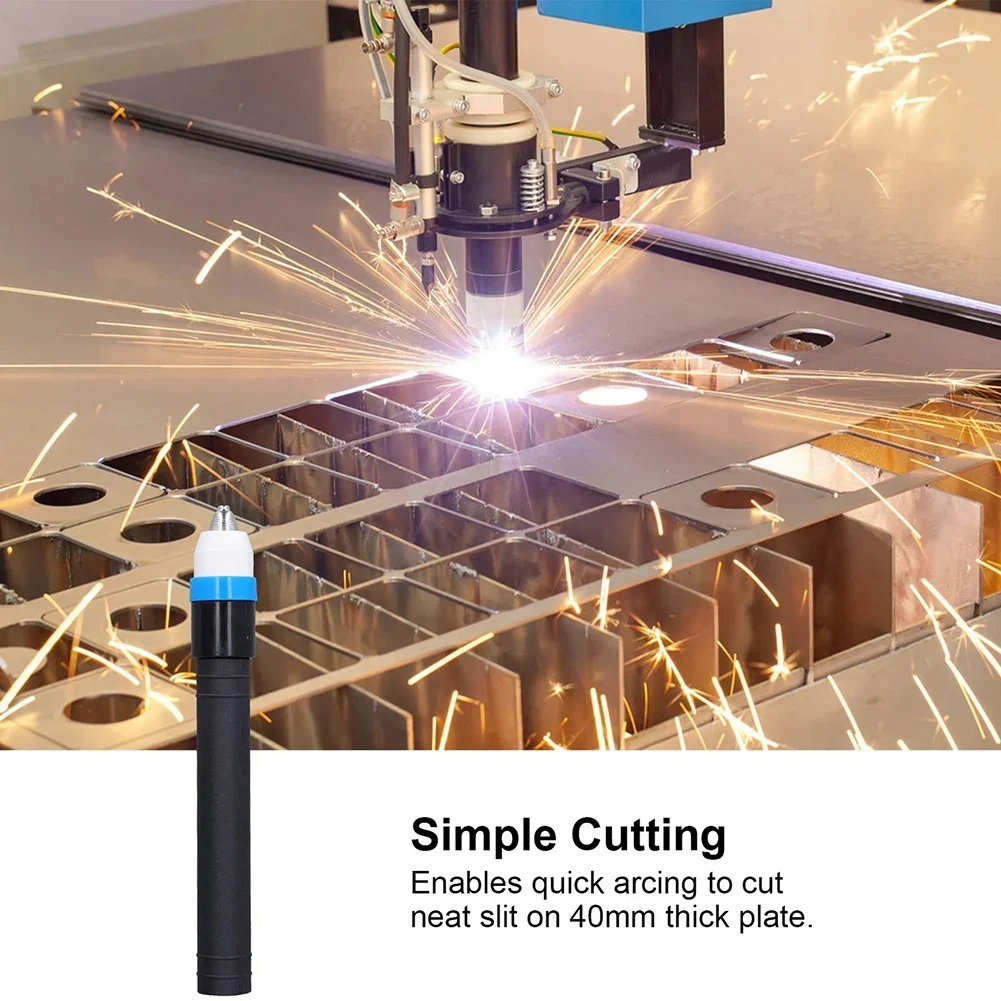 Plasma Cutter Torch With Connecting Plate For P80 Straight Shank Cutting Head For CUT-50 FEI Plasma Cutting Machines Accessories