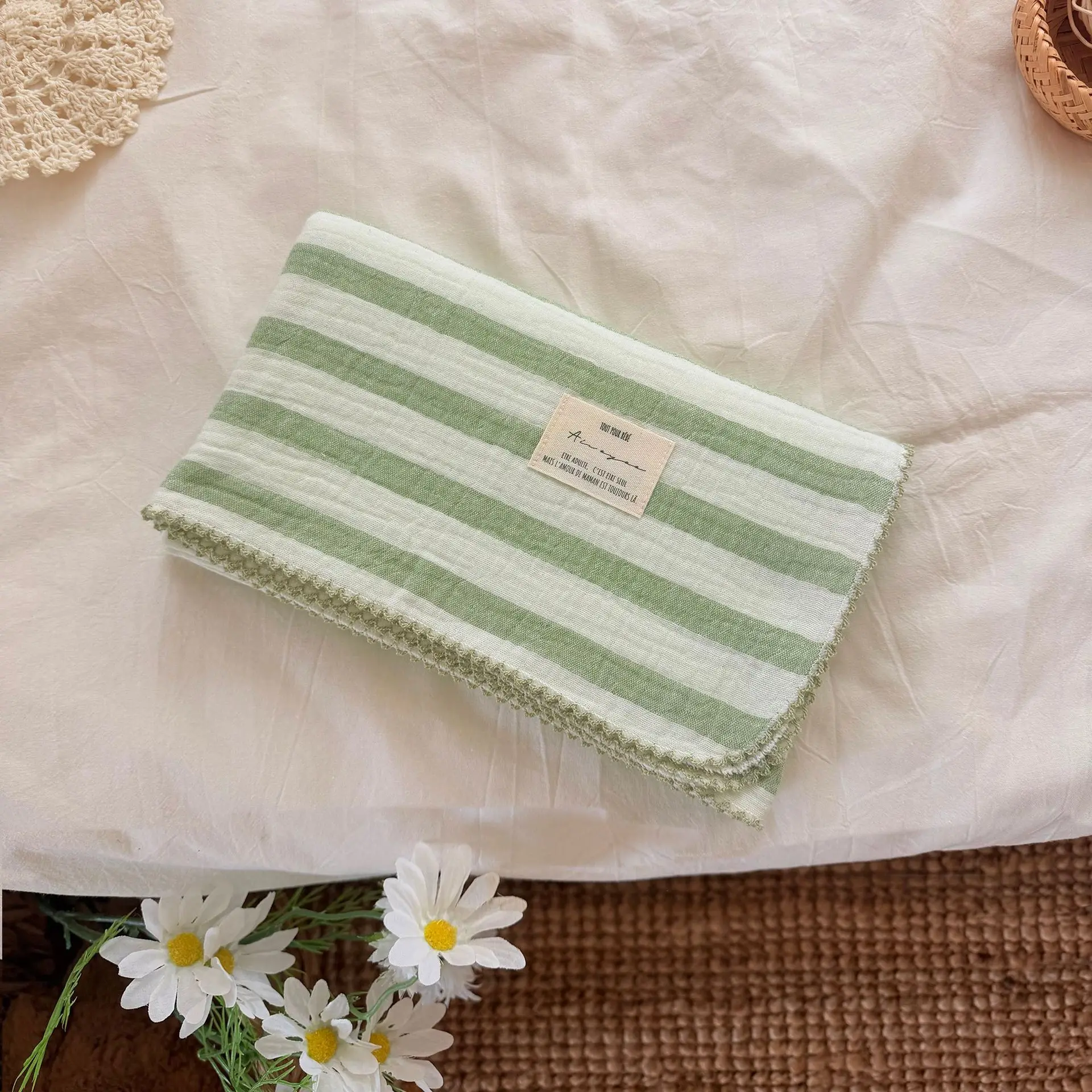Mantas de muselina de verano p - Baby Girl Nursery Quilt reseña y precio