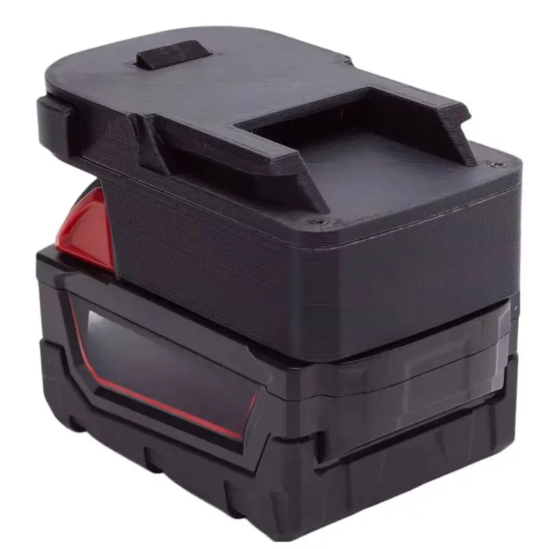 Imagem -02 - para Milwaukee M18 Adaptador Conversor de Bateria de Íon-lítio para Ferramentas Elétricas Ridgid Aeg 18v Apenas Adaptador
