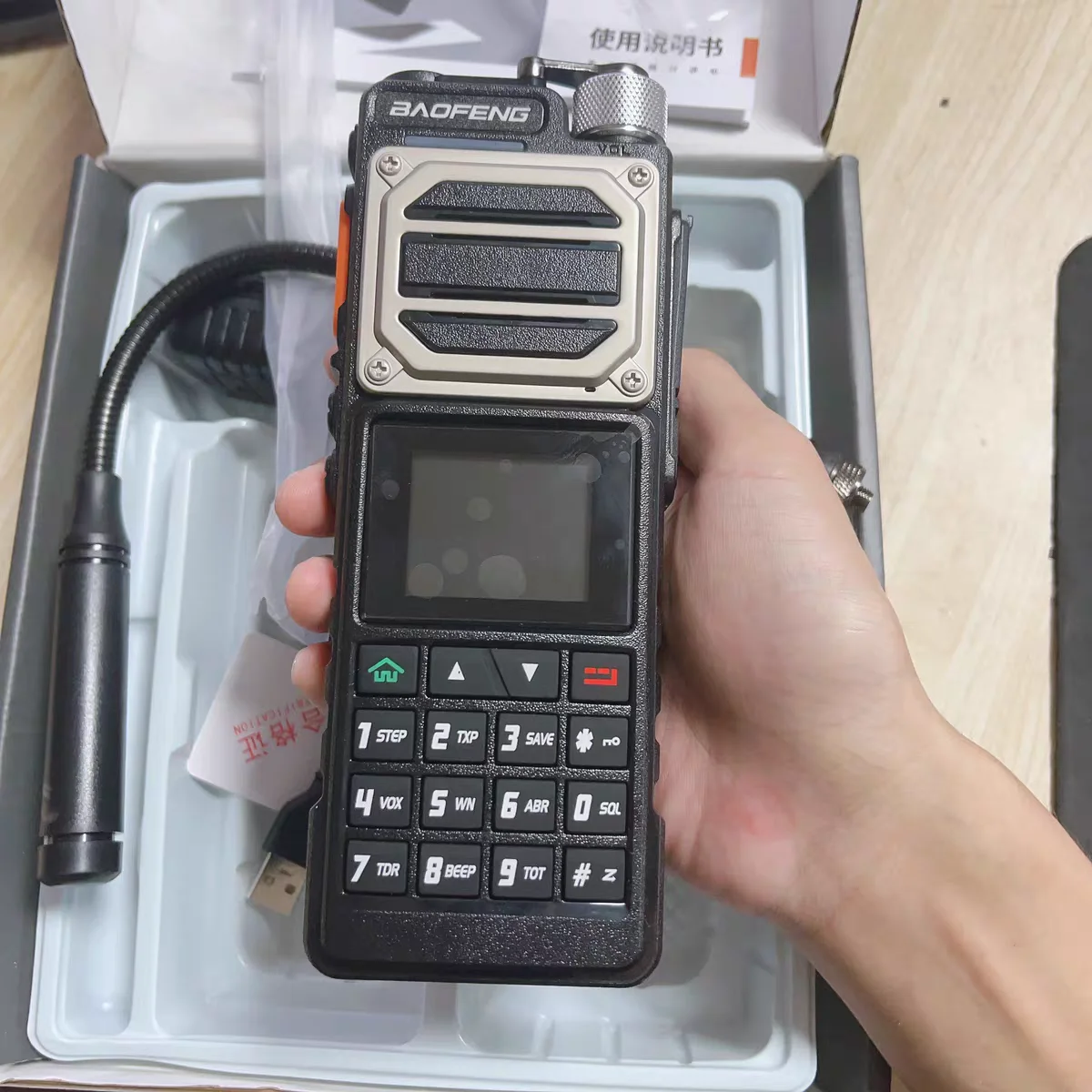 Baofeng UV-25 10W Long Range Two Way Radio Ham Radio 999 Channel Tri Band Walkie Talkie Camping Hunting