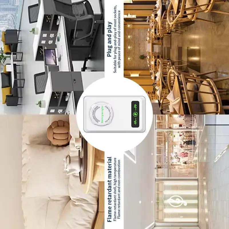 

Адаптер энергосбережения с вилкой США/ЕС: регулируемый блок энергосбережения для снижения стоимости