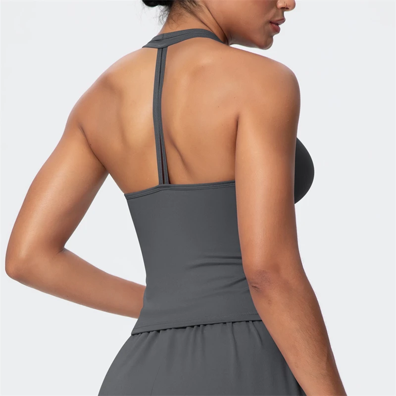 

Женский топ для спортзала, сексуальный спортивный бюстгальтер с открытой спиной, укороченный топ для йоги, жилет с высокой поддержкой, бюстгальтер для фитнеса, пуш-ап, плотное мягкое нижнее белье