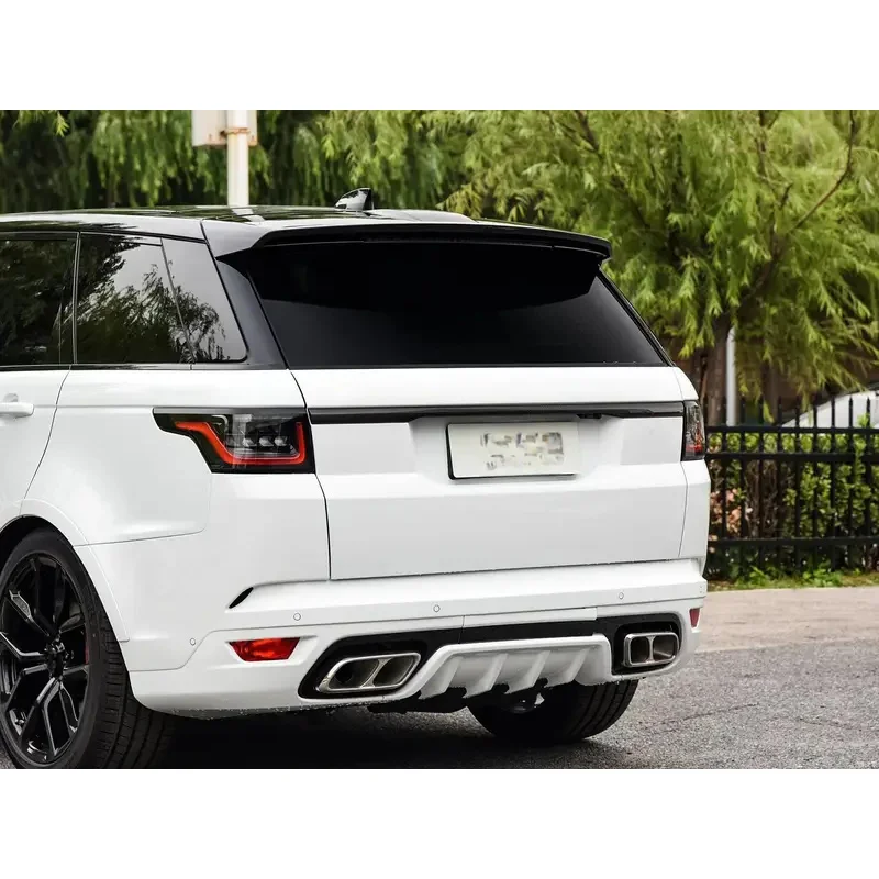 مجموعة أدوات تجميل السيارات لسيارة رينج روفر 2013-2017 ترقية 2020 + SVR L494 ملحقات مصد المصباح الأمامي #6