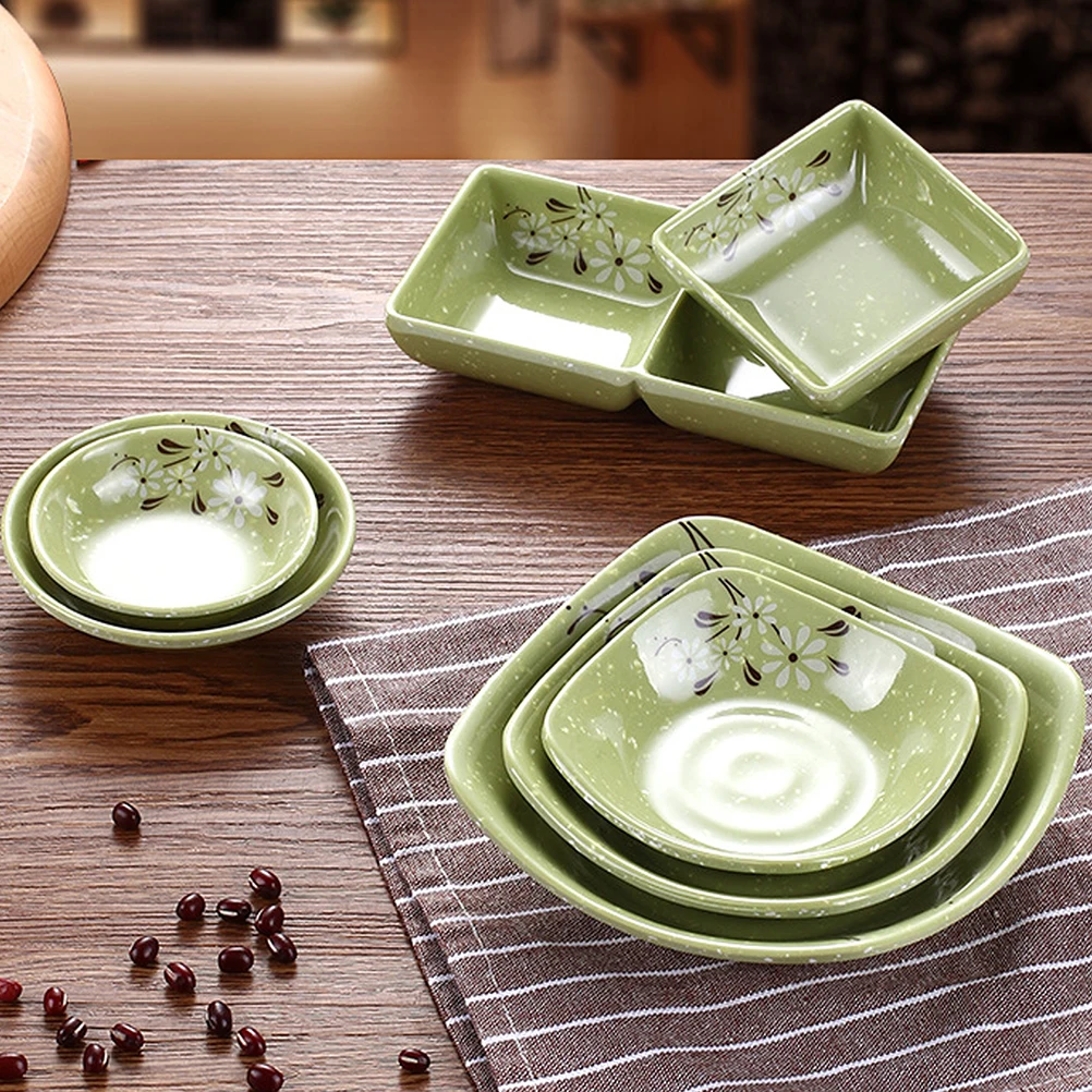 

Metamine Vinegar Dish Sauce Seasoning Plate Melamine Dinner Plates Serving Bowls Saucer Dip Dishes Dipping Cups