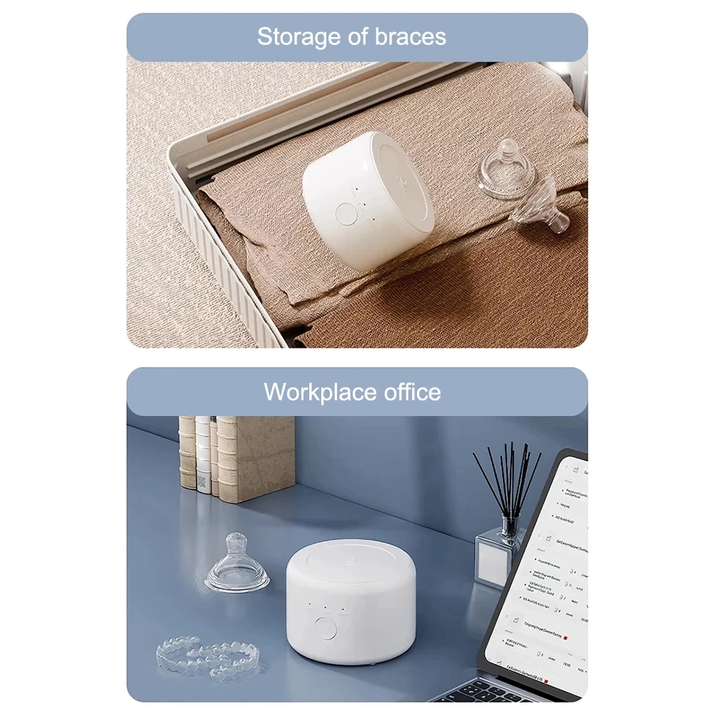 Electric Braces Box Cleaning Box Multi-function Invisible Retainer Denture Cleaning Machine Jewelry Orthodontic Cleaner New