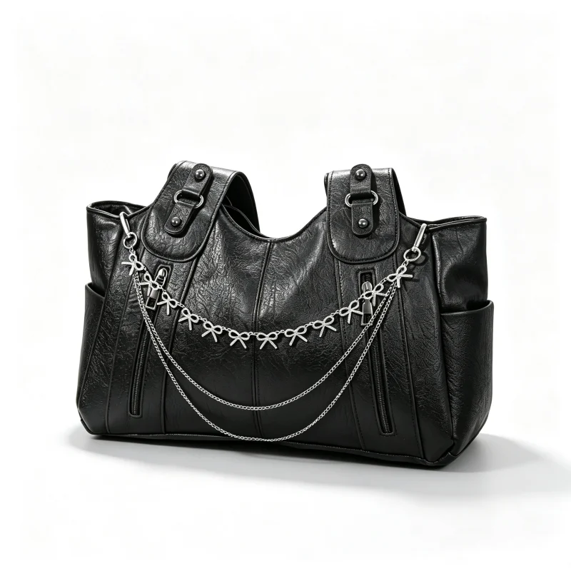 Detachable Bag Multilayer Hollow Out Rhinestone Bow Pendant DIY Bag Decorative Chain Charm Fashion Waist Belts Chains