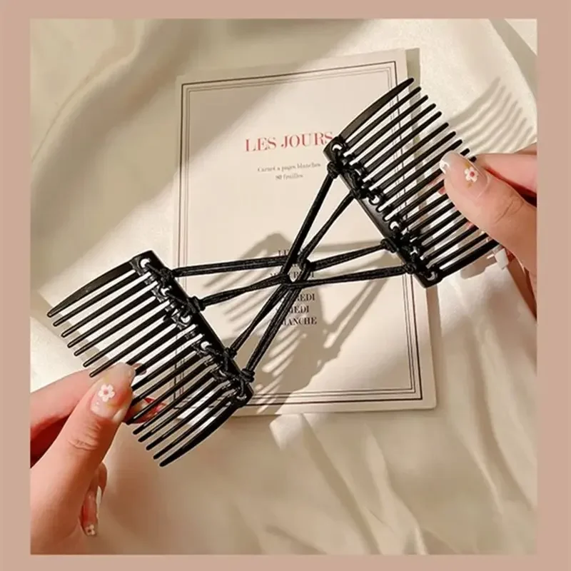 Peigne à cheveux magique créatif Vintage, corde élastique, disque, pince à cheveux pour couvre-chef pour femme, pince à cheveux à la mode