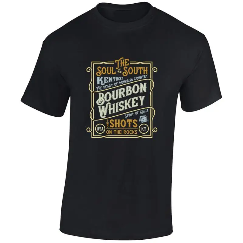 

МУЖСКАЯ ФУТБОЛКА SOUL SOUTH BOURBON WHISKY COOL США АЛКОГОЛ ПОДАРОК IDEA TOP