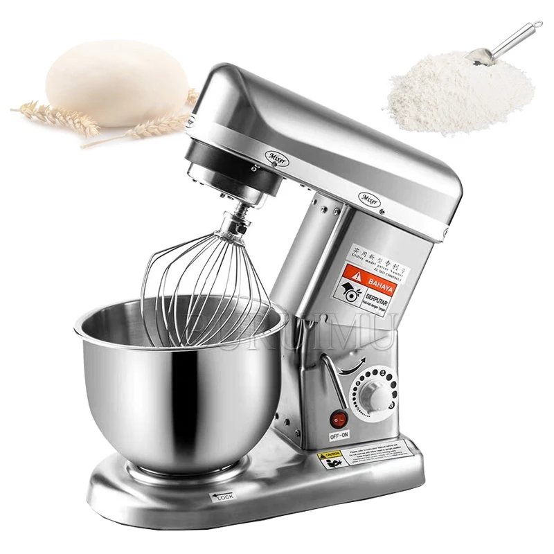 Industrial 5L/7L/10L Liters Stand Food Mixer Cake Dough Blender Egg Cream Beater Kitchen Food Processor