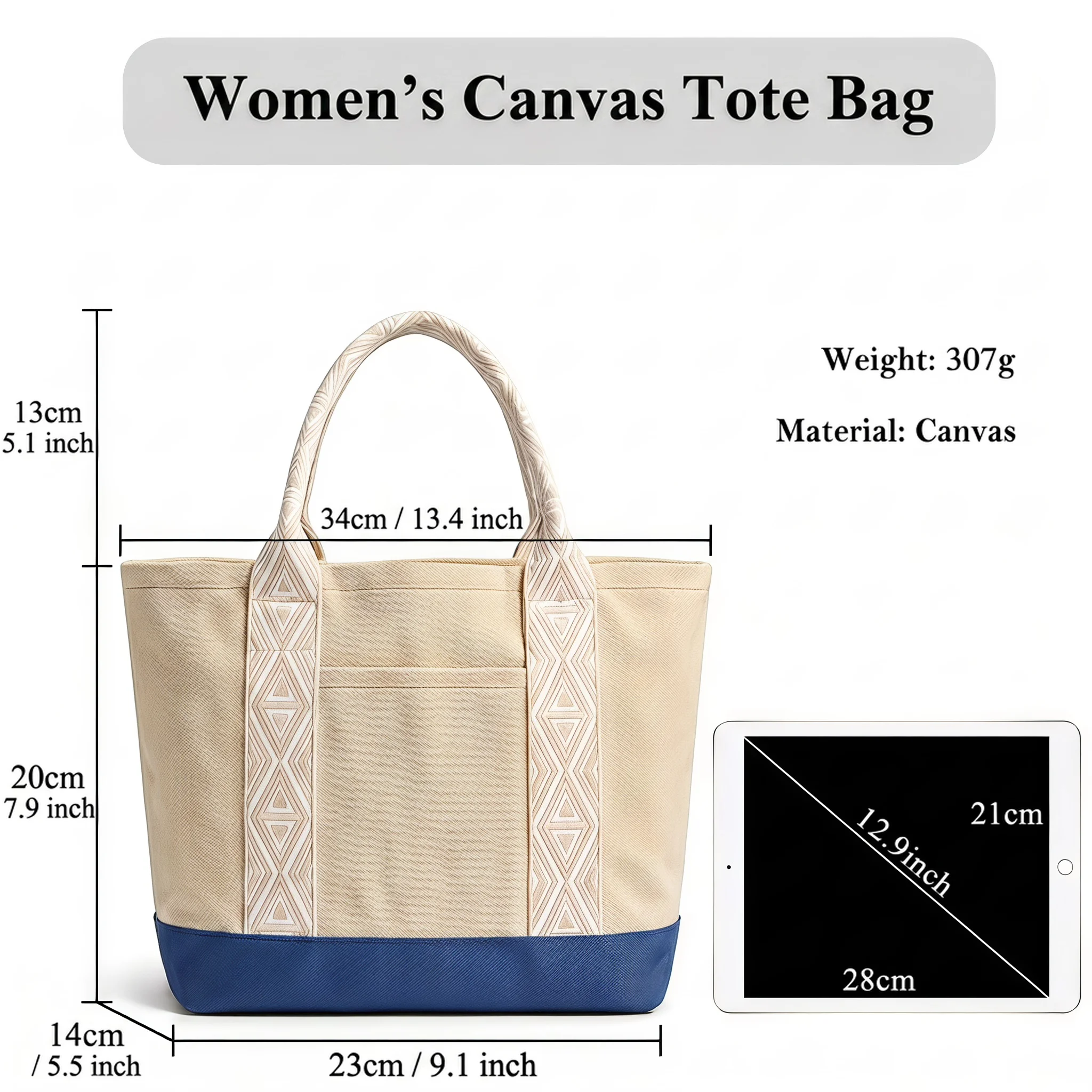 Damska torba płócienna 16oz, w – Women'S Best Bags For Work recenzja i cena