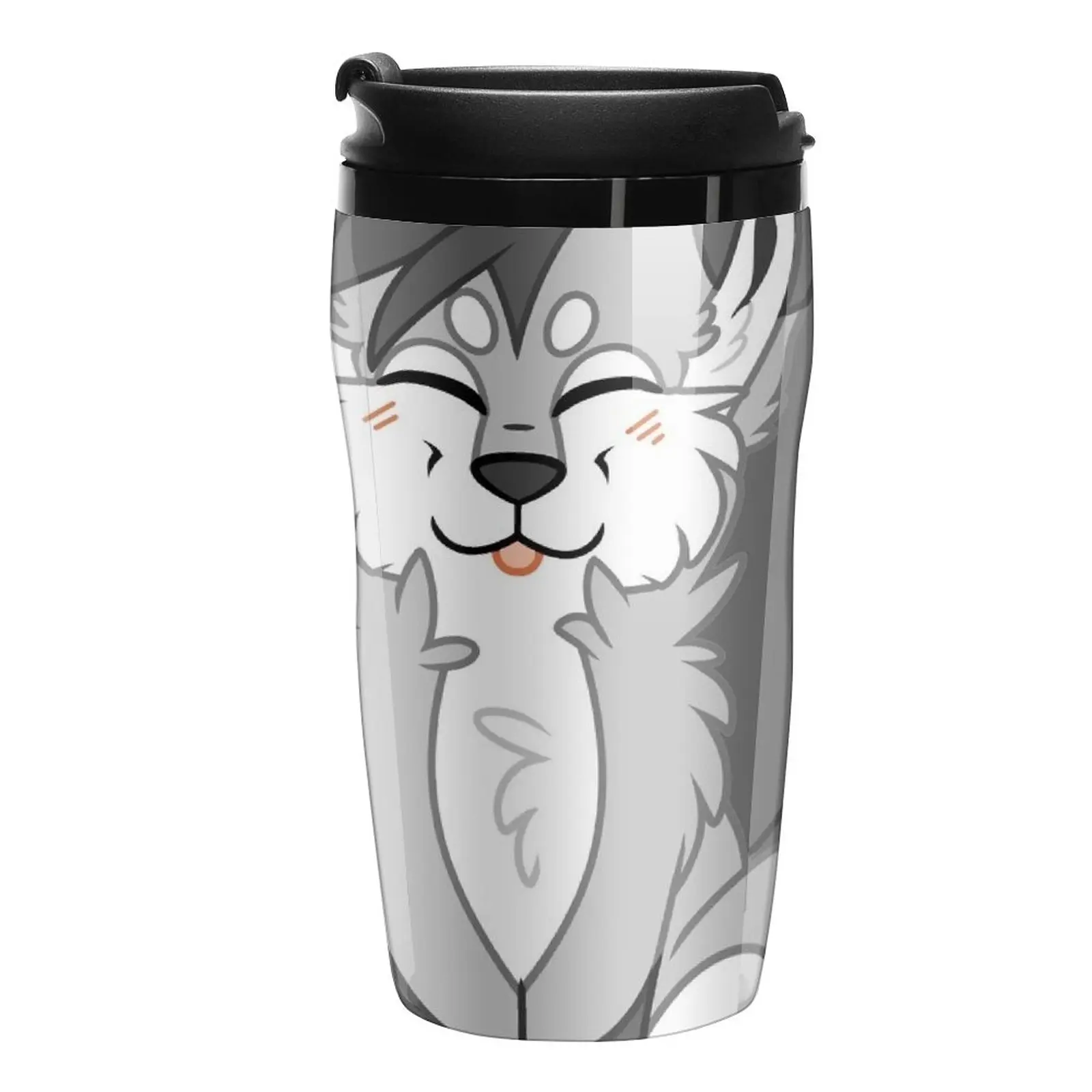 

New Cute Chibi Wolf Travel Coffee Mug Cup Of Coffee Cup Coffee Set