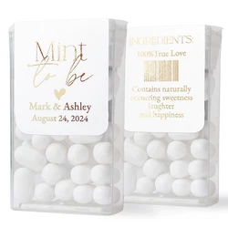 Personalized Mint To Be Wedding Favors Labels Stickers for Tic Tac Custom Candy Label Anniversary Engagement Party Gift Idea